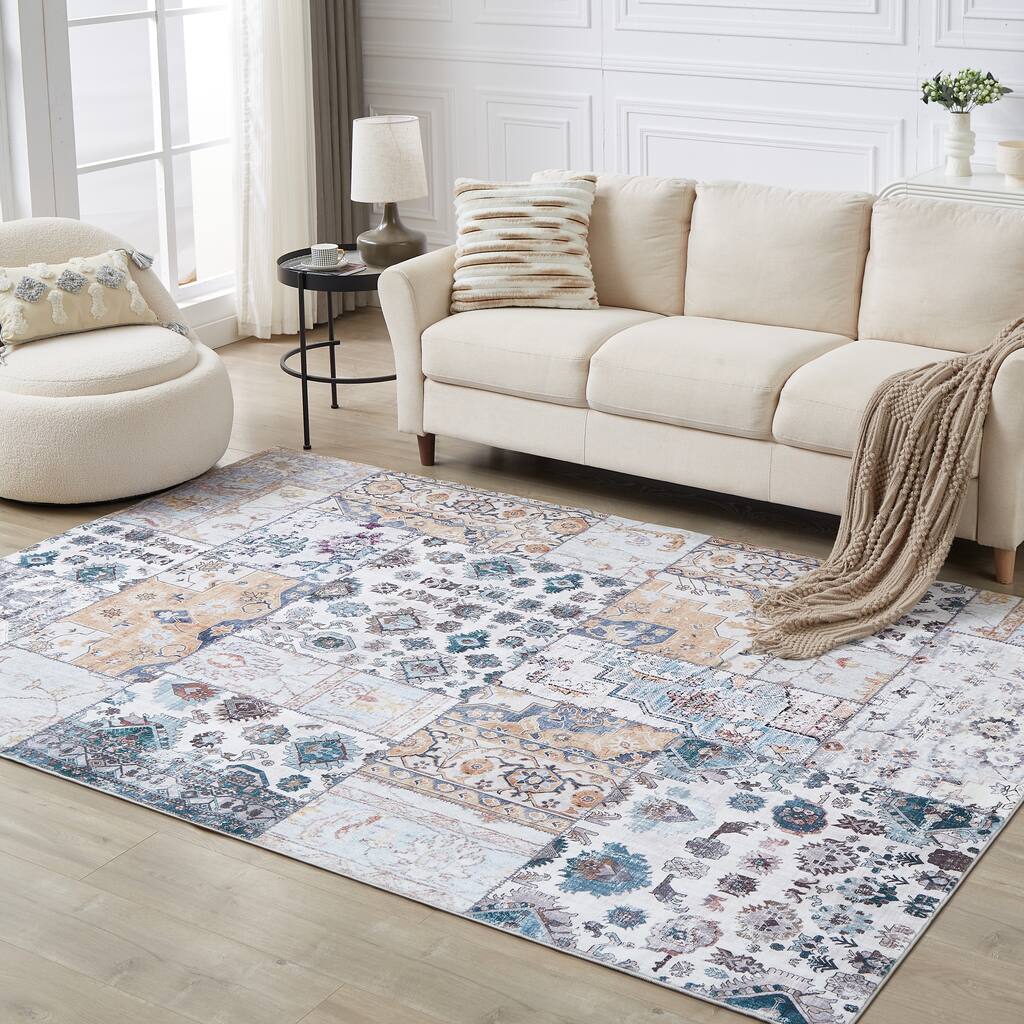 8' x 10'Pearl velvet Rug For Bedroom - 8' x 10'