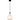 Haze 1-Light Matte Black Mini Pendant