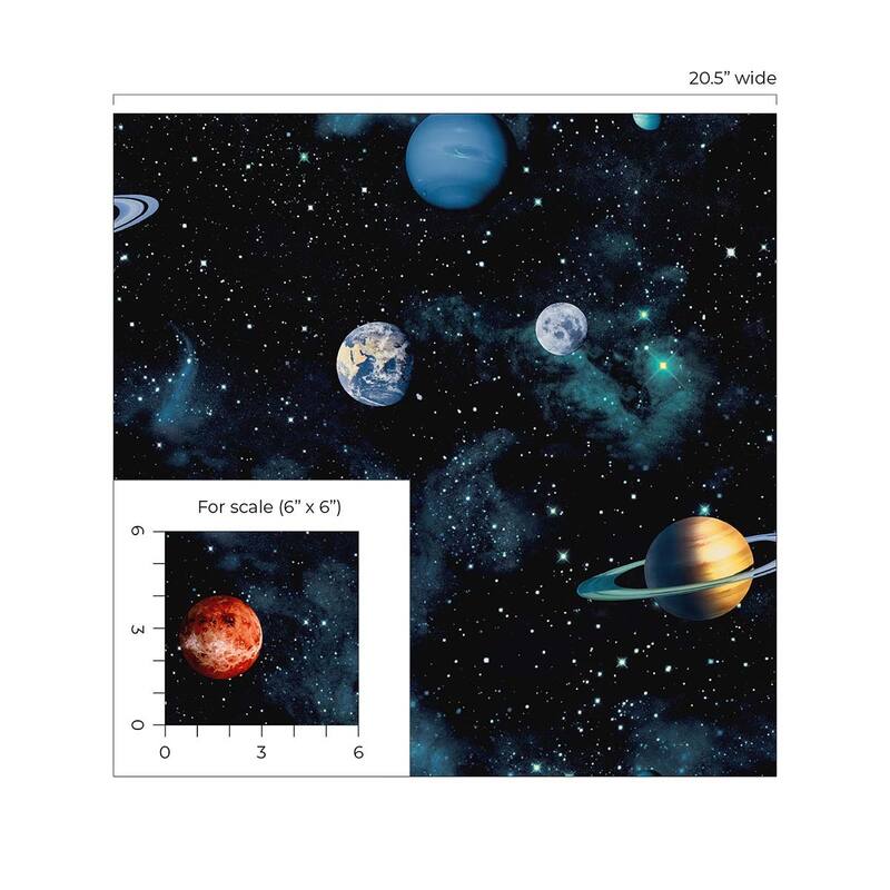 Arthouse Cosmos Peel and Stick Wallpaper - 20.5 in. W x 18 ft. L
