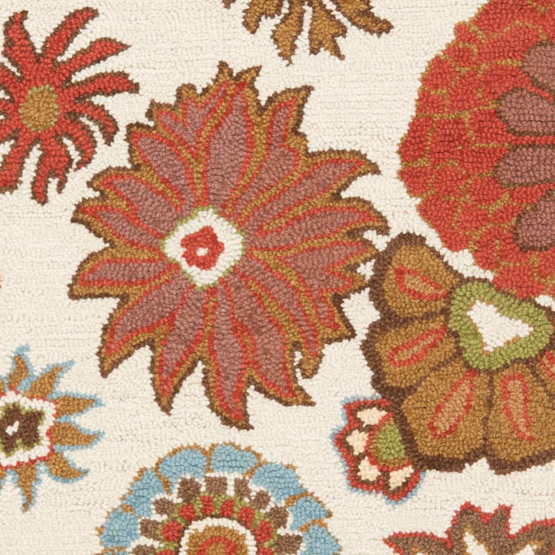 SAFAVIEH Handmade Blossom Arpita Modern Floral Wool Rug