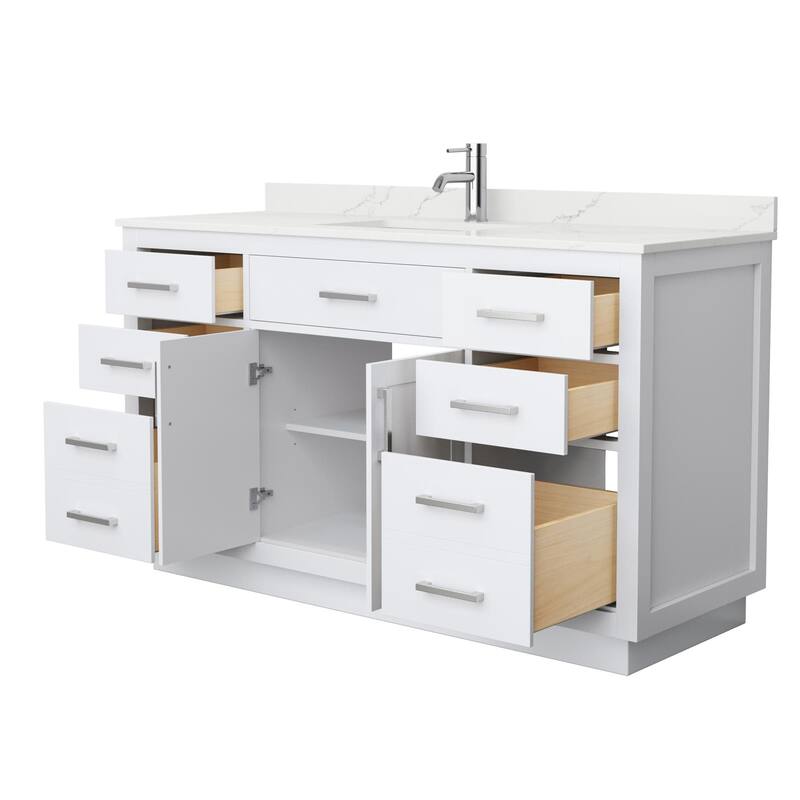 Wyndham Collection WCG262660S-QTZ-UNSMXX Beckett TK 60" Free Standing