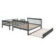 preview thumbnail 47 of 46, Twin-Over-Full Bunk Bed with Twin size Trundle, Storage and Guard Rail for Bedroom, Dorm, for Adults