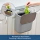 preview thumbnail 9 of 40, 1.9 Gal/2.4 Gal Kitchen Compost Bin, Small Hanging Trash Can with Stainless Steel Lid
