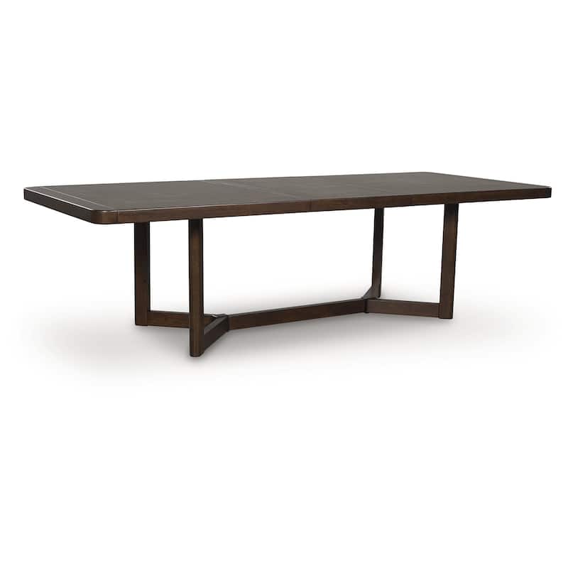 Signature Design by Ashley Kendamor Dark Brown Dining Extension Table - 46.13" W x 108" D x 29.75" H