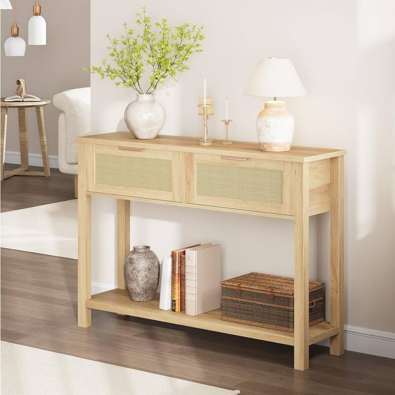 Entryway Table with 2 Drawers