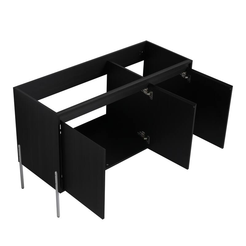 36" Freestanding Bathroom Vanity Cabinet, Soft Close Double Doors, Durable Eco-Friendly Plywood Construction