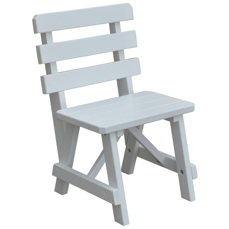 Pine 2' Traditional Backed Bench