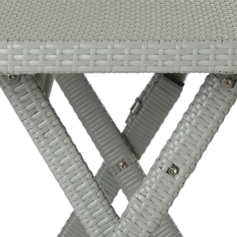 SAFAVIEH Outdoor Estrella Square Folding Table - 42Wx42Dx29H