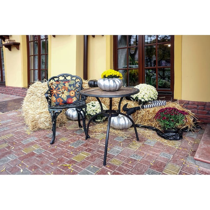 Fall Floral Indoor/Outdoor Throw Pillow