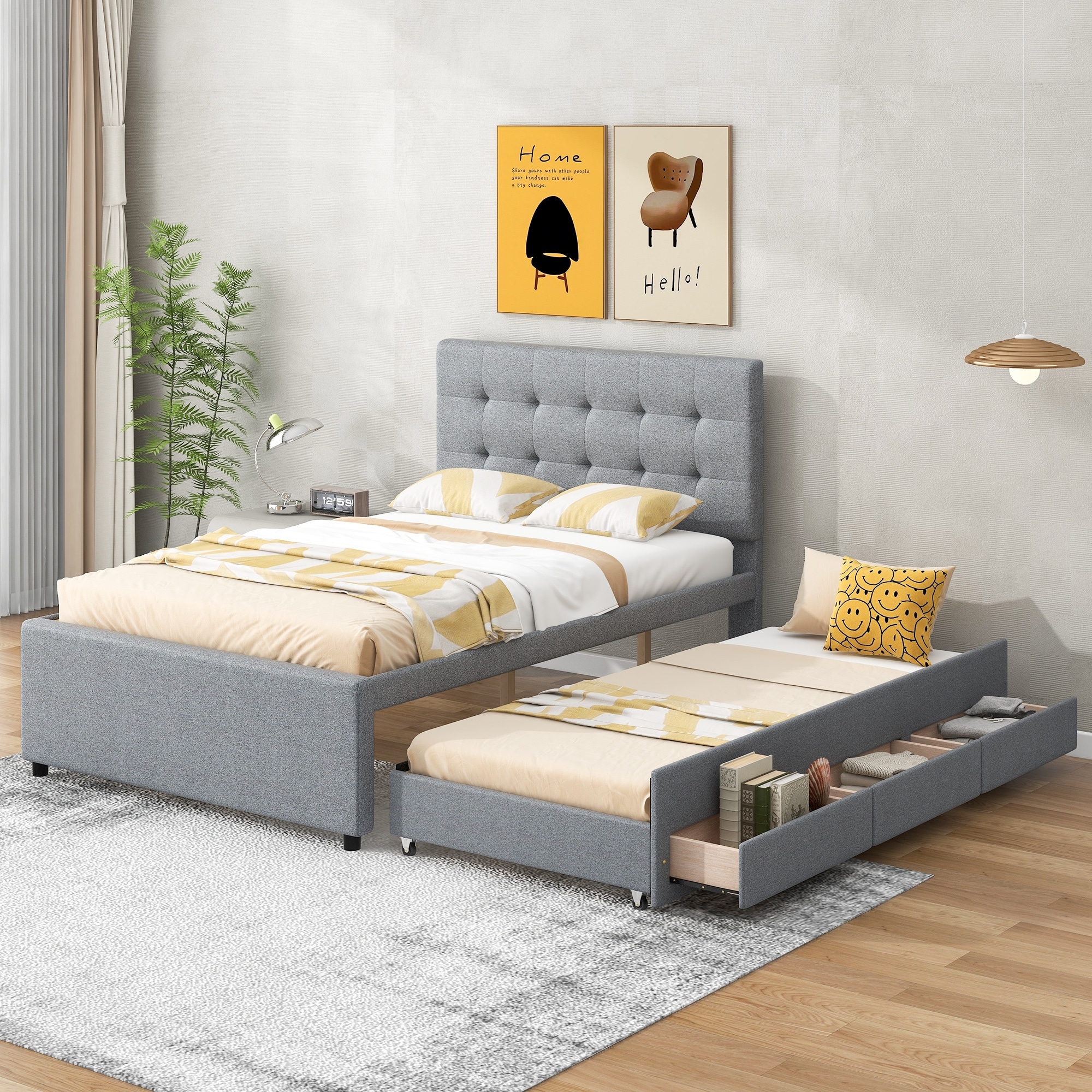 King single and trundle bed hotsell