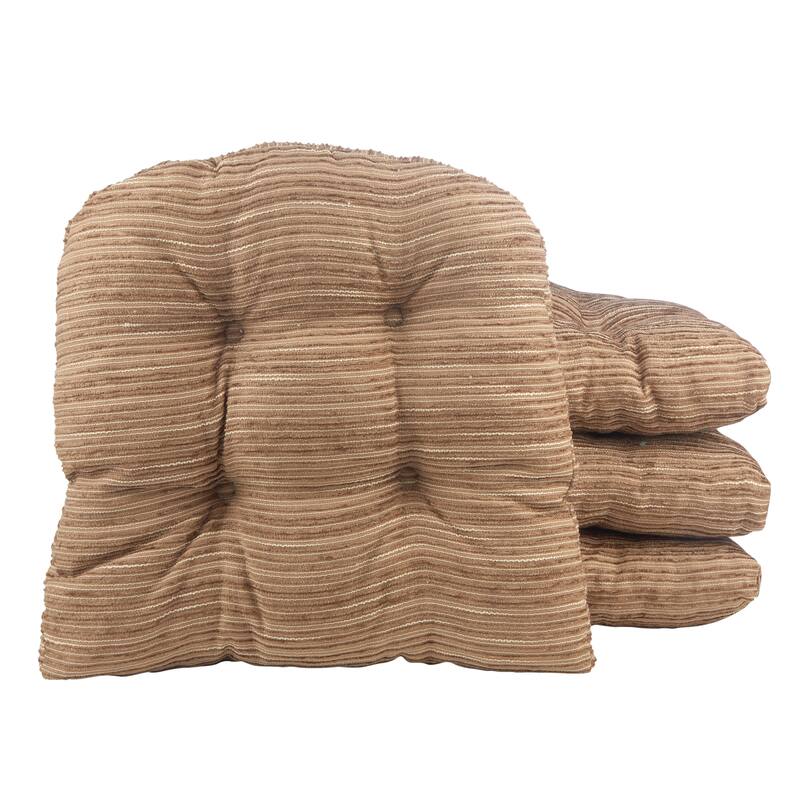 Klear Vu Chance Memory Foam Dining Chair Cushion Set (Set of 4)
