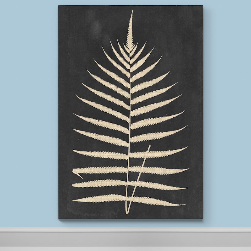 Linen Fern III -Premium Gallery Wrapped Canvas