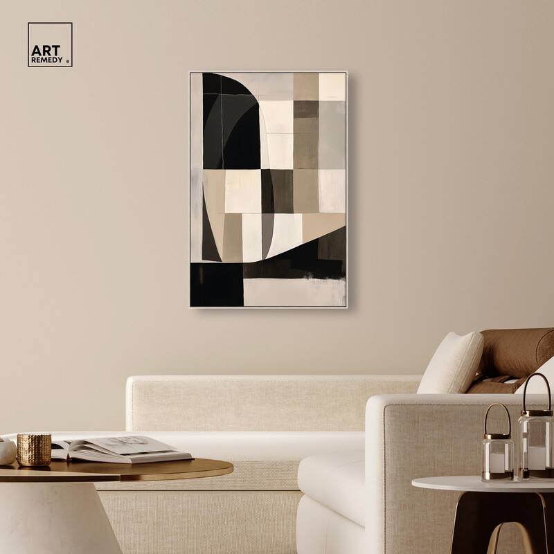 Modern Shapes II Canvas by Art Remedy