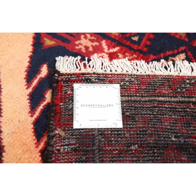ECARPETGALLERY Hand-knotted Baluch Beige, Red Wool Rug - 3'4 x 6'1