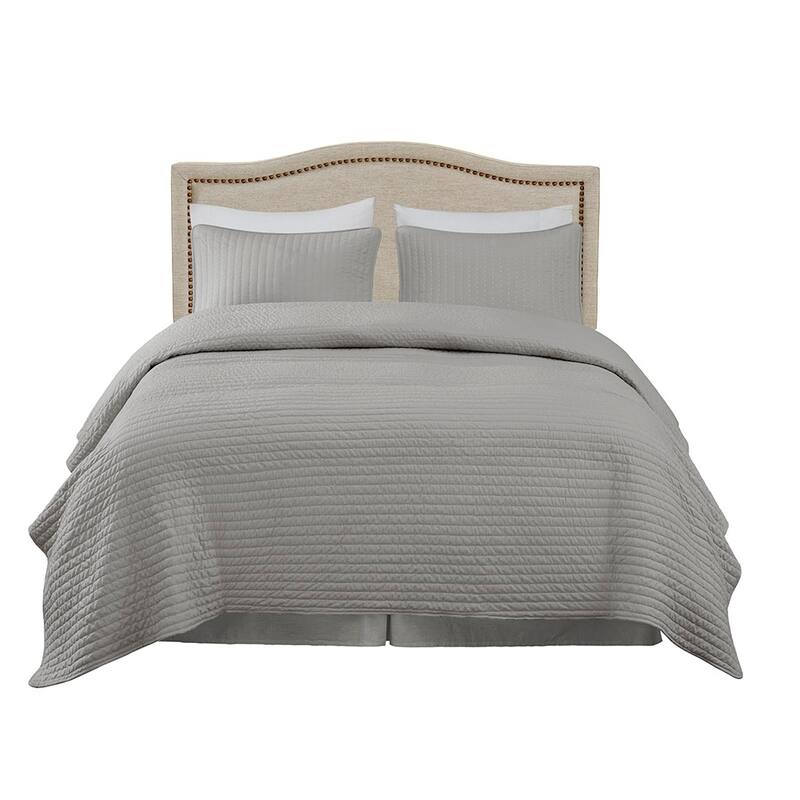 Elegant Upholstered Panel Headboard with Adjustable Metal Legs