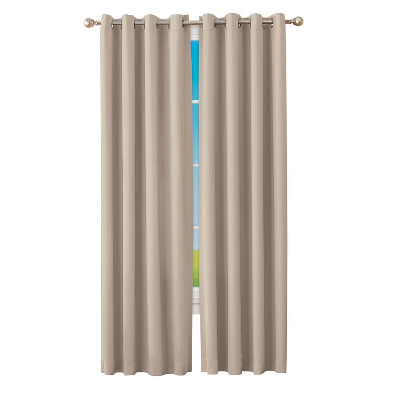 Madison Room Darkening Energy-Saving Curtain Panel