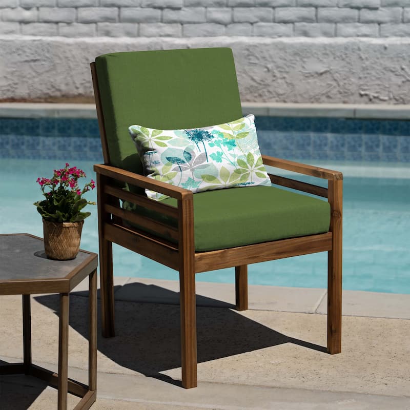 Outdoor Highback Dining Chair Cushion