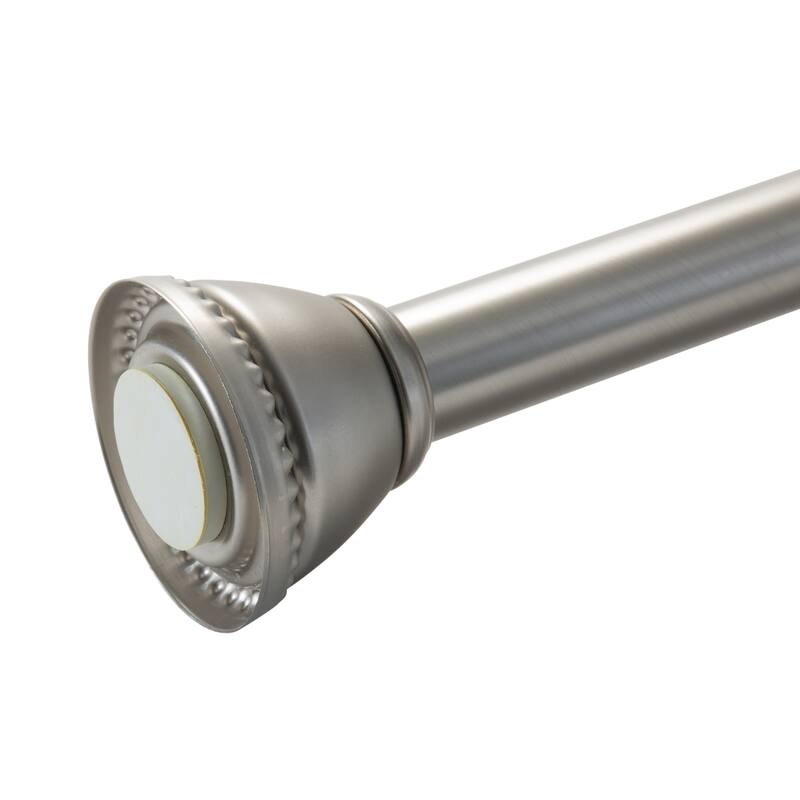Bath Bliss Decorative Tention Shower Rod - Satin
