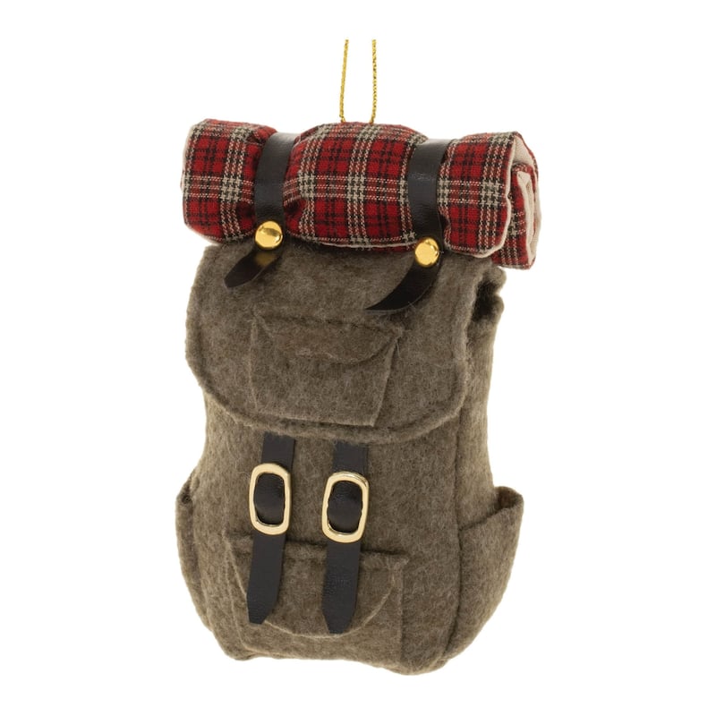 Hiking Backpack Christmas Ornaments - 4.5" - 12ct