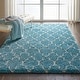 preview thumbnail 90 of 114, Nourison Amore Shag Area Rug Aqua - 5' 3" x 7' 5" - Runner/Rectangle