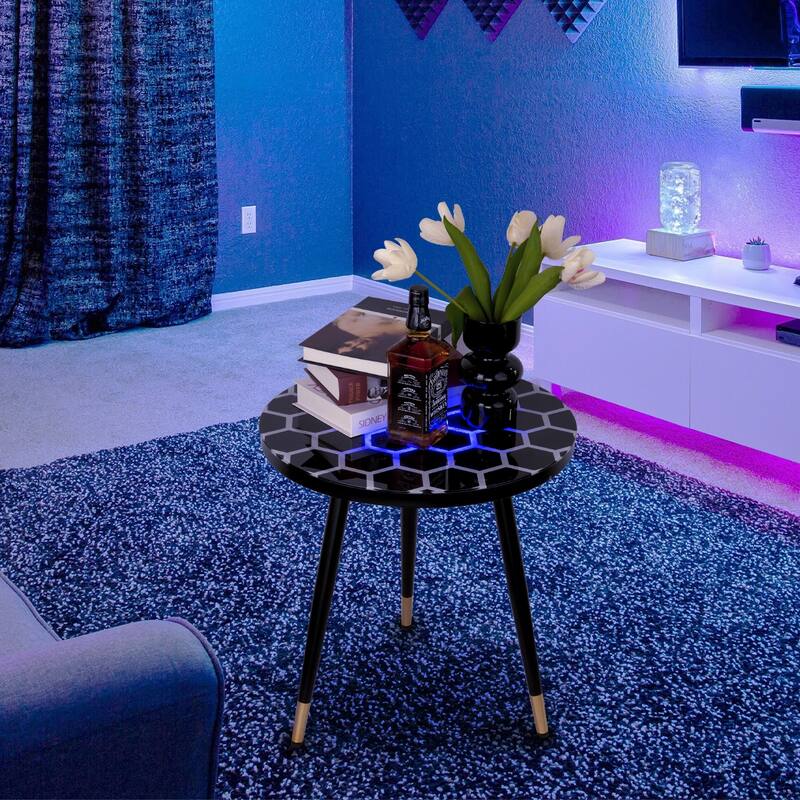 20" Interactive Sensor Table Glowing Side Table - 20" X 20"