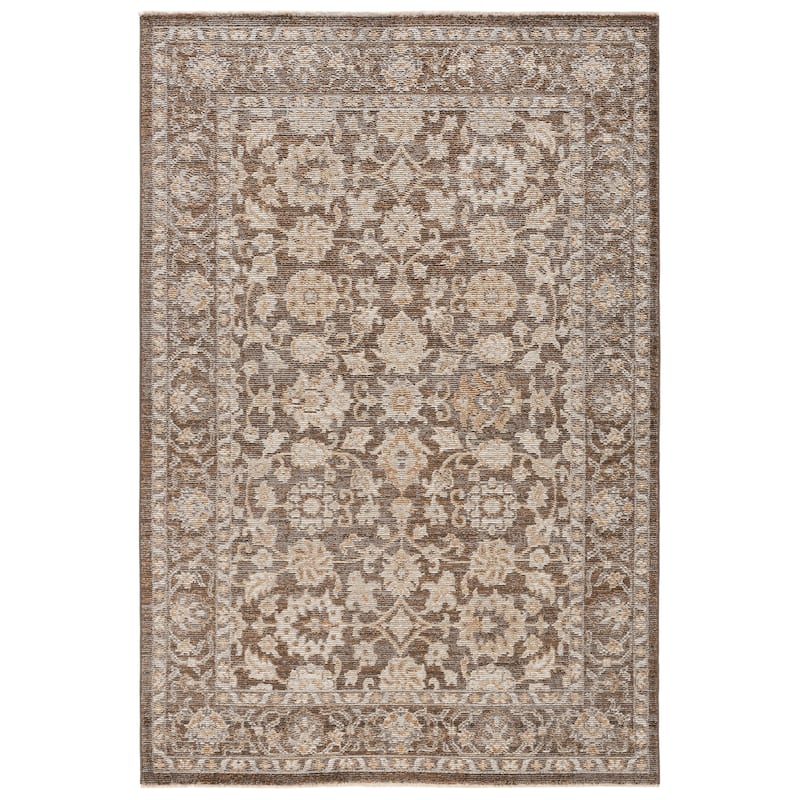 SAFAVIEH Hazel Aina Traditional Oriental Rug - 5'3" x 7'6" - Brown/Ivory