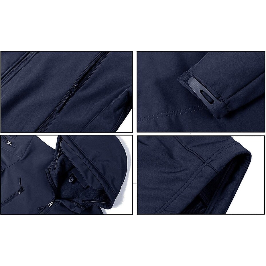 Shop Magcomsen Men S Waterproof Jacket Winter Jacket Tactical Navy Size Medium Overstock 30357307