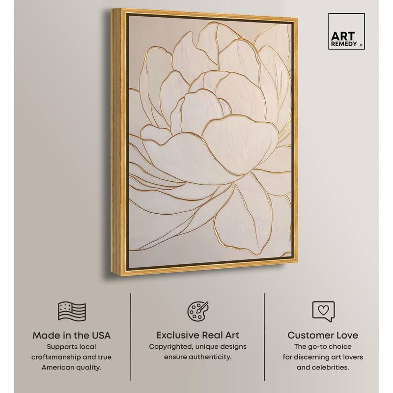 Sculpted Shards II Canvas by Art Remedy
