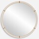 preview thumbnail 1 of 4, Uttermost 09950 Cyprus 43" Diameter Circular Flat Accent Mirror White