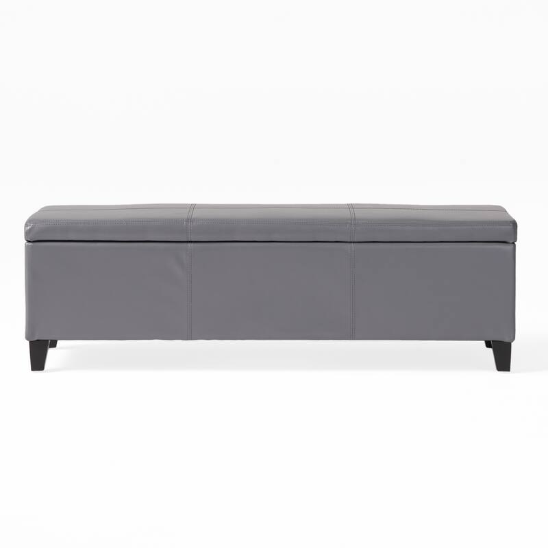 Upholstered Storage Bench for Bedroom Living Room Entryway