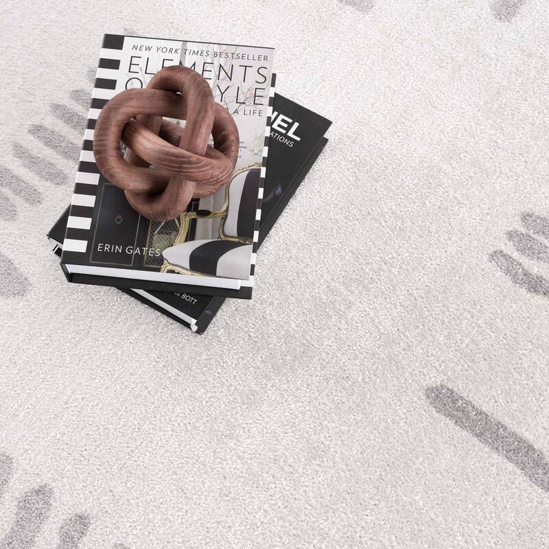 Hauteloom Eitan Modern Abstract Contemporary Machine Washable Area Rug