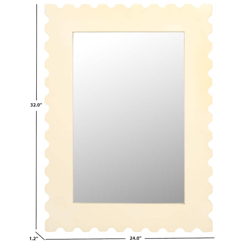 SAFAVIEH Home Nadia 32-inch Mirror - 24Wx1Dx32H - White