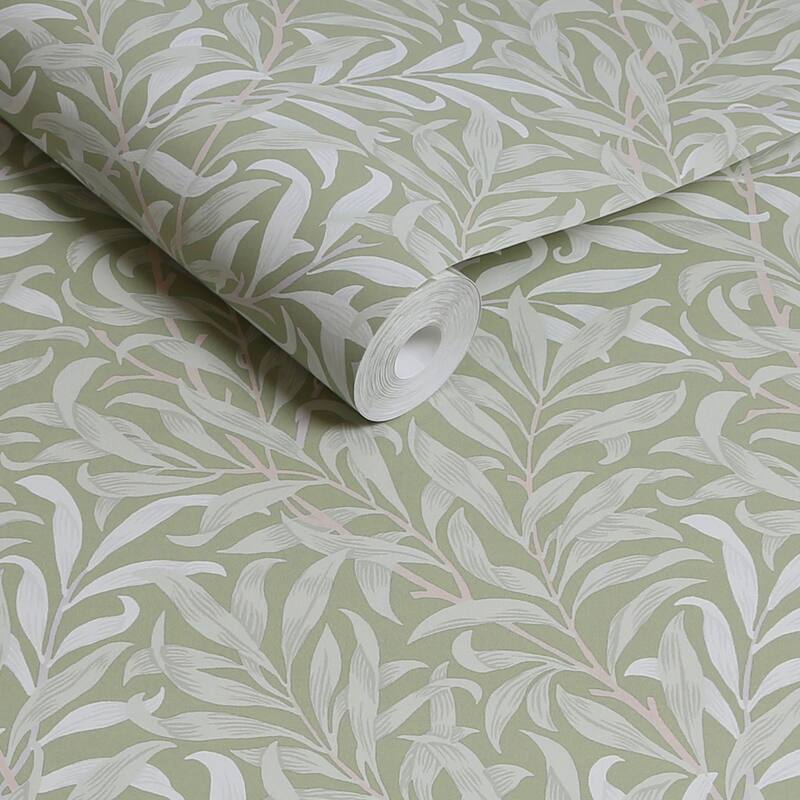 William Morris Willow Bough Sage Wallpaper