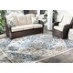 preview thumbnail 5 of 10, SAFAVIEH Courtyard Tinka Casual Rug 5'1" x 7'6" - Beige/Blue - Rectangle