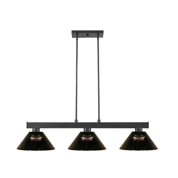 slide 1 of 1, Cobalt 3 Light Billiard Light - Matte Black