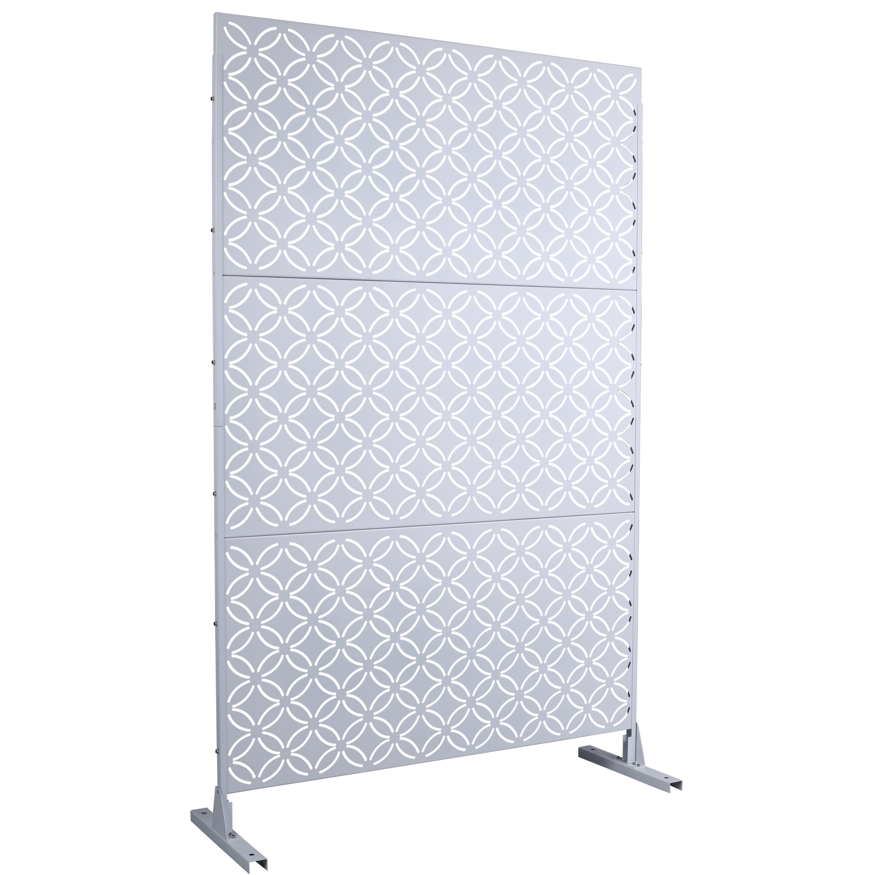 Outdoor & Indoor Privacy Screen Metal Privacy Screen 76" H×48" W