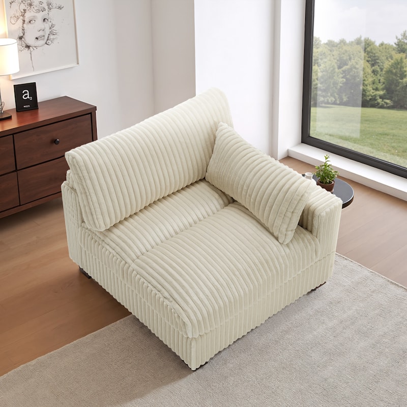 Cotton Flannel corner Sofa Armless Modular Sectional Sofa Seamless Combination