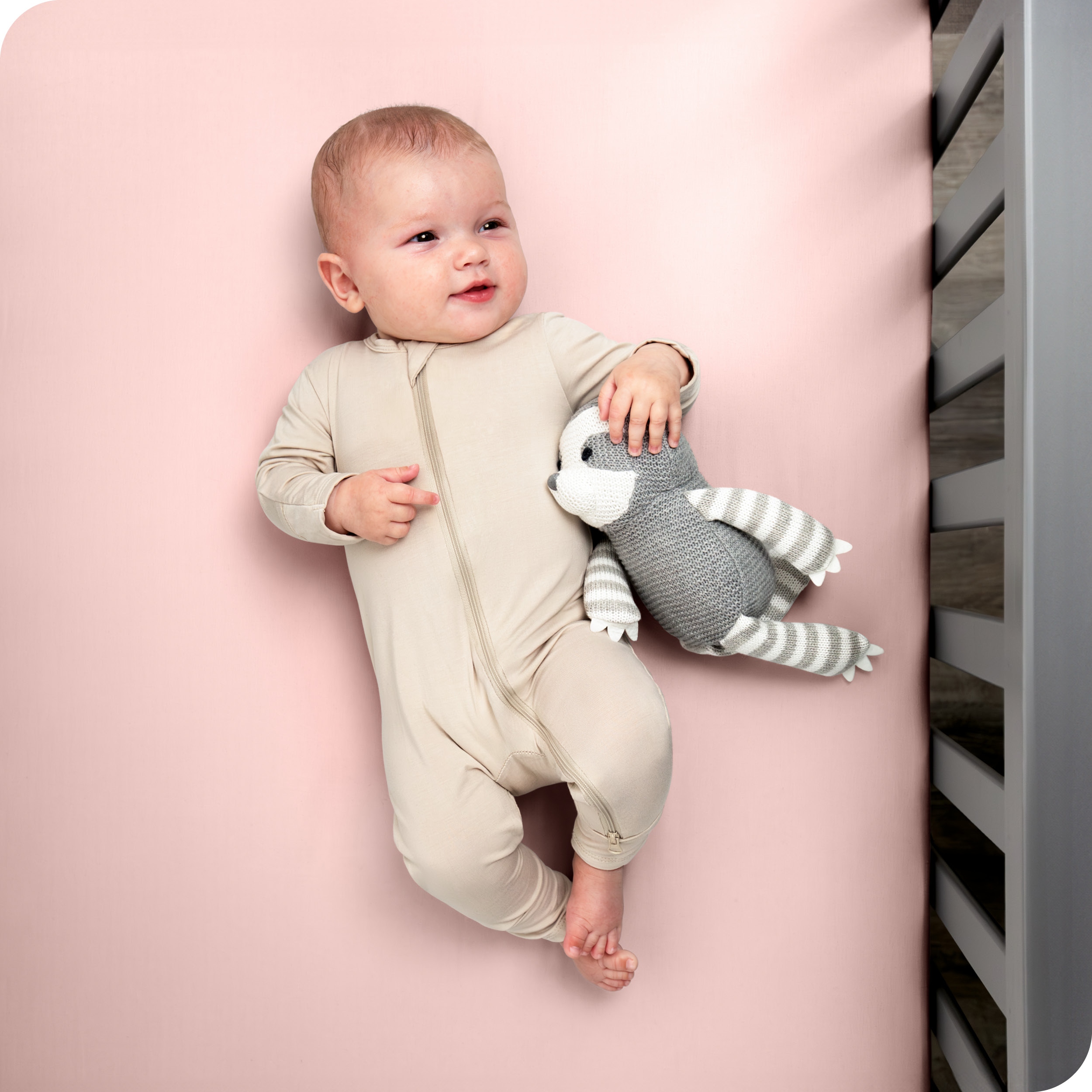 Bare Home Solid Ultra-Soft Crib Fitted Sheet