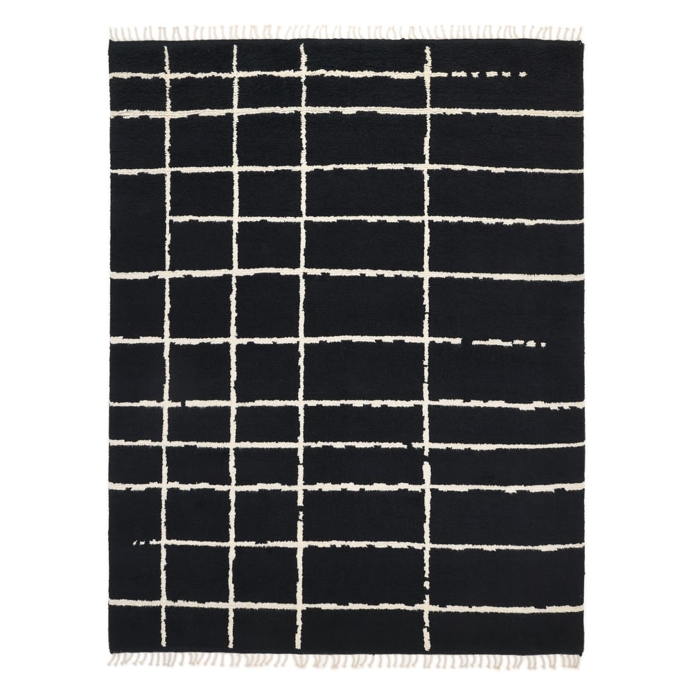 Overton Handmade Boho Moroccan Area Rug