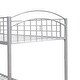 preview thumbnail 25 of 37, Convertible Twin Over Twin Bunk Bed with Guardrails and Ladder, Durable Steel Frame Bunk Bed, Divided into 2 Platform Beds