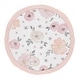 preview thumbnail 1 of 0, Sweet Jojo Designs Blush Pink, Grey and White Shabby Chic Watercolor Floral Collection Baby Tummy Time Playmat