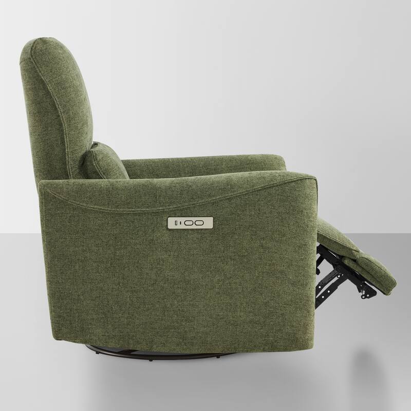 Spruce & Spring Asher Power Swivel Glider Recliner