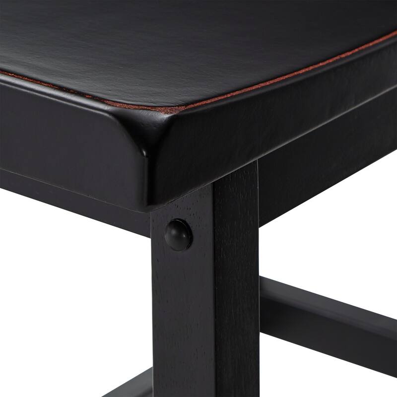 Salvador 18-in. Backless Saddle-seat Stools (Set of 2) by iNSPIRE Q Bold - Stool