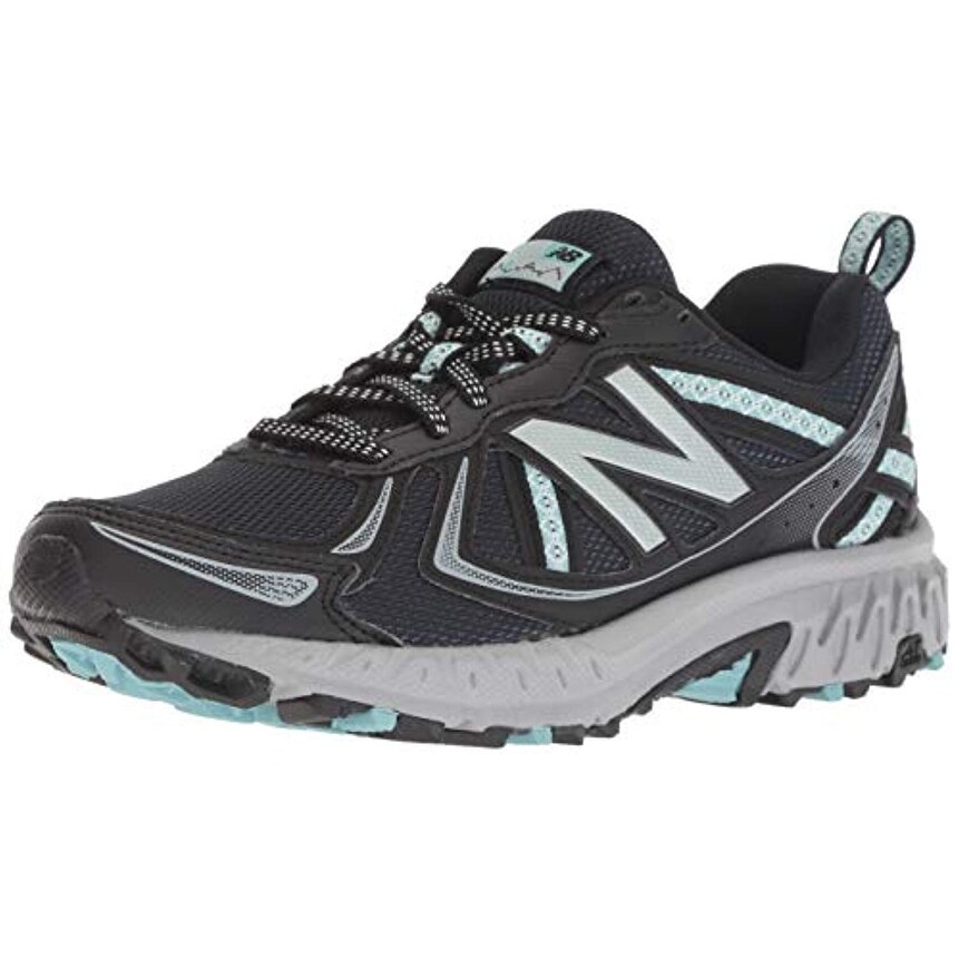New Balance Women's 410v5 Cushioning Trail Running Shoe, BlackThunderOcean air, 6 B US New Balance Women's 410v5 Cushioning Trail Running Shoe, BlackThunderOcean air, 6 B US