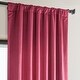 preview thumbnail 8 of 125, Exclusive Fabrics Heritage Plush Velvet Curtain (1 Panel)