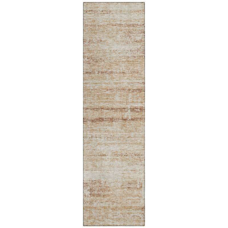 Machine Washable Indoor/ Outdoor Chantille Solid Ombre Rug