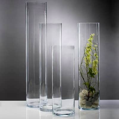 FLORA Glass Cylinder Vase