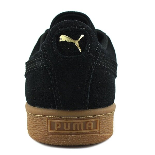 puma suede black womens