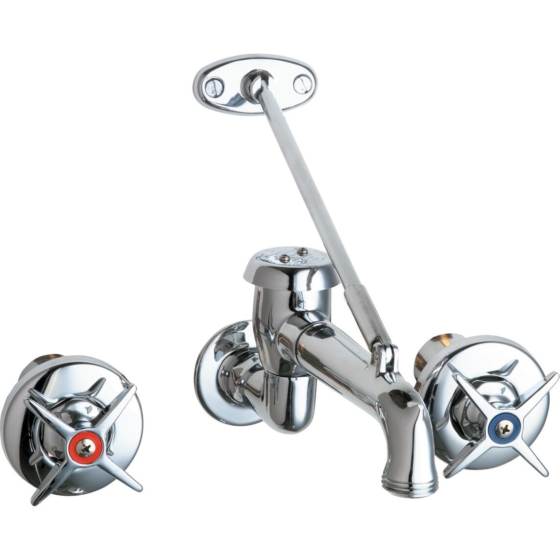 Shop Chicago Faucets 782 Vb Wall Mounted Service Sink Faucet With