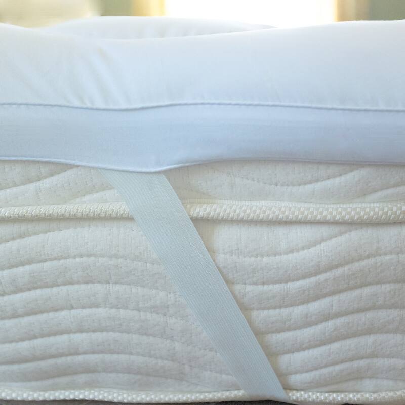 Premium Ultra Soft Comfortable 2" Mattress Topper - White